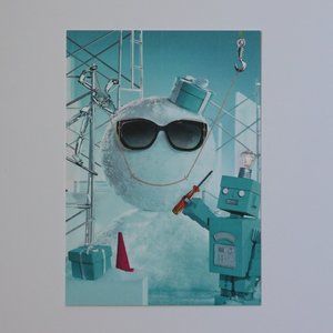 Tiffany & Co. Christmas Snowman Holidays Greeting Card Postcard